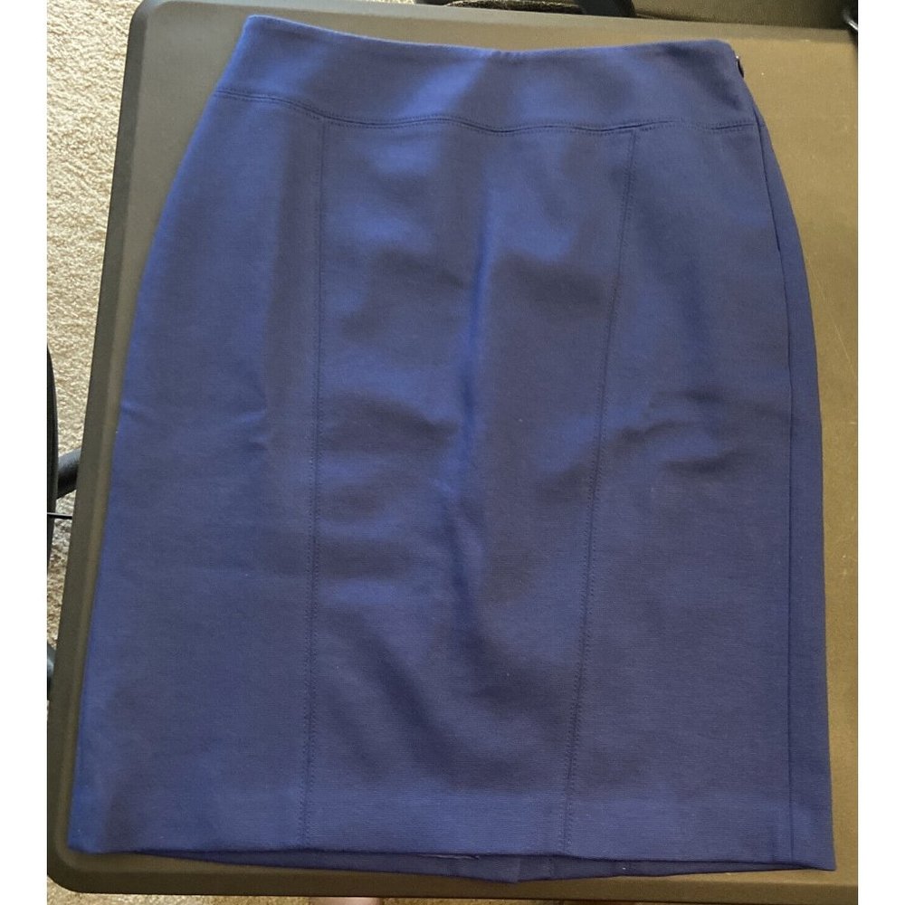 Tahari Womens Royal Blue Pencil Skirt Lined Size 6 NWT